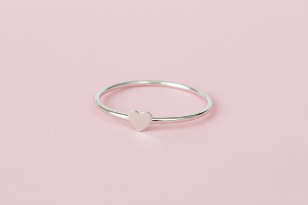 Amerie Heart Ring // Sterling Silver