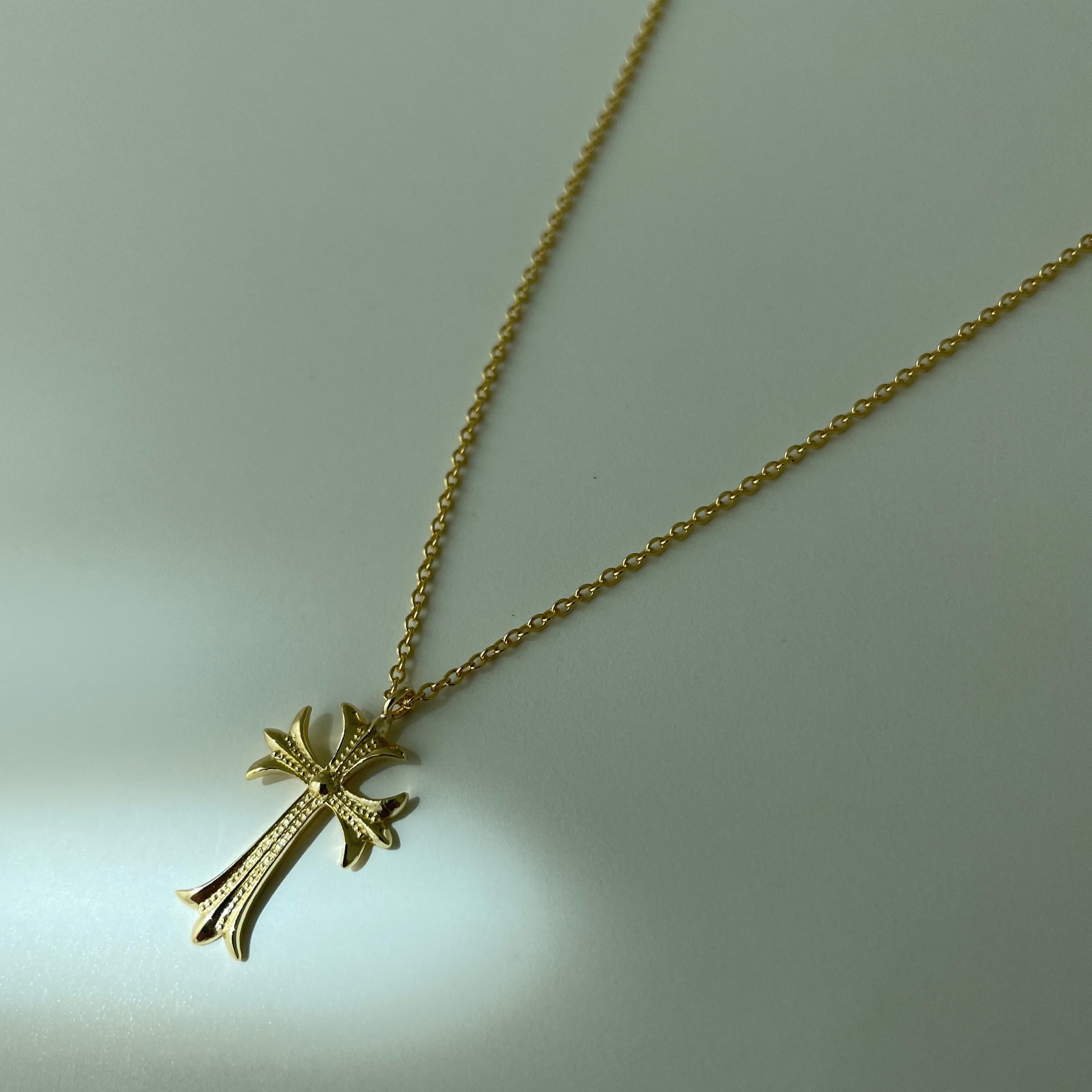 Donatella Cross Necklace // 14k Gold Vermeil