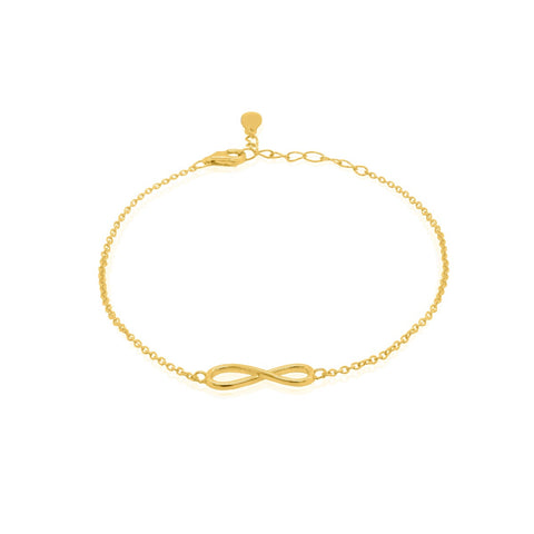 Hope Infinity Bracelet // 14kt Gold Vermeil