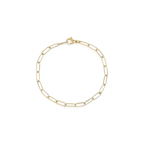 Kendra Link Chain Bracelet // 14kt Italian Gold Vermeil