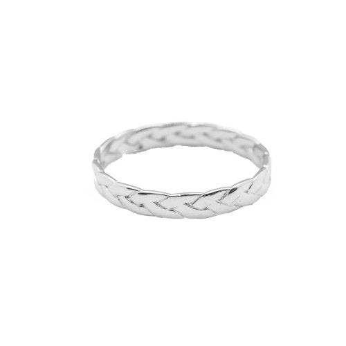 Aubrey Braided Ring // Sterling Silver