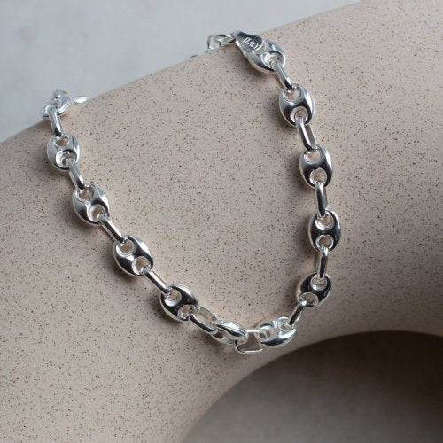 Atiana Puff Bracelet // Italian Sterling Silver