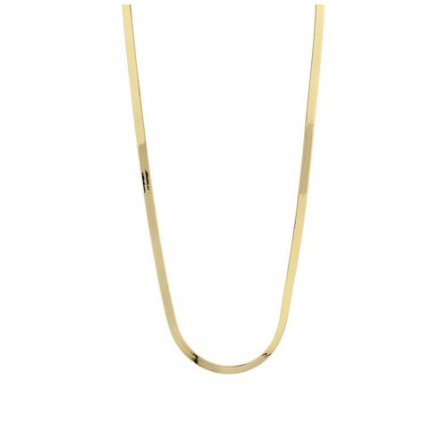 Wendy Herringbone Necklace // 14K Gold Vermeil