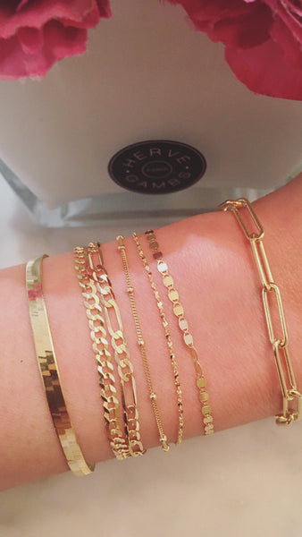 Dina Chain Bracelet // 14K Gold Vermeil