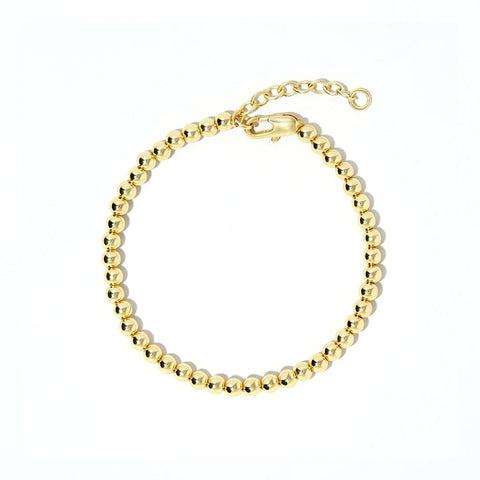 Emma Ball Bracelet - 14K Gold Vermeil - Sisterberry & Co.