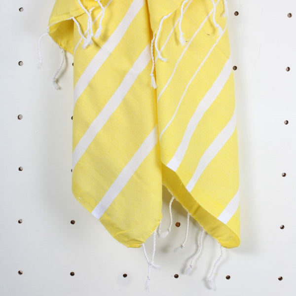 Mini Ibiza Summer Baby Hammam Towel - Lemon - Sisterberry & Co.