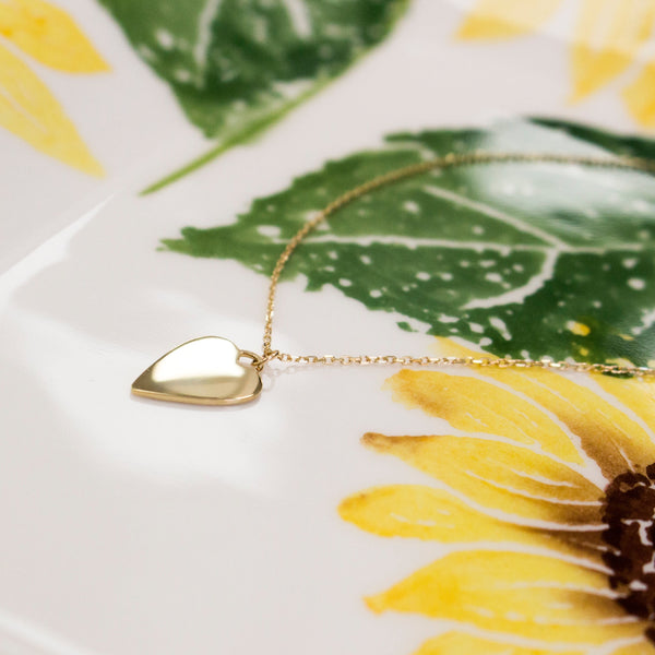Kimberly Love Necklace - 10K Italian Gold - Sisterberry & Co.