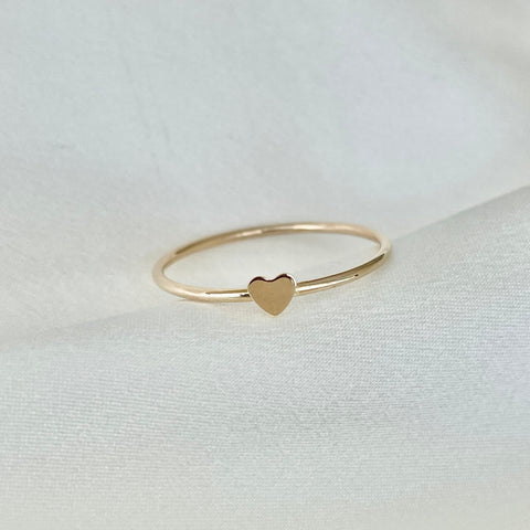 Amerie Heart Ring // 14k Solid Gold
