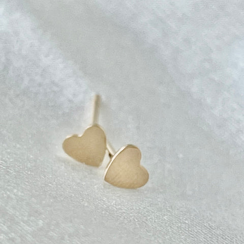 Amerie Mini Heart Studs // 14k Gold Filled
