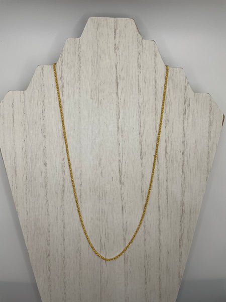 Cher Disco Chain Necklace // 14k Gold Vermeil