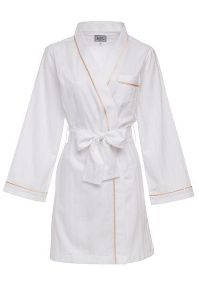 100% Turkish Cotton Robe - Lily White - Sisterberry & Co.