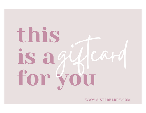 Sisterberry & Co. Giftcard