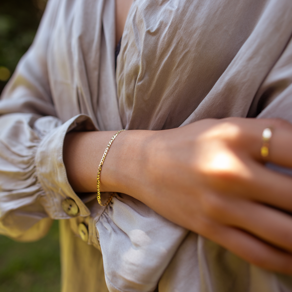 Tori Chain Bracelet - 14K Gold Vermeil - Sisterberry & Co.