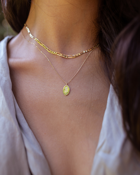 Kiera Rose Necklace - 10K Italian Gold - Sisterberry & Co.