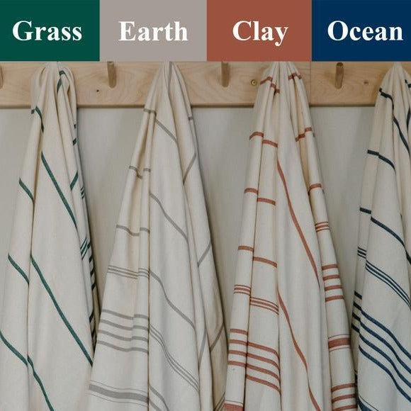 Organic Cotton Turkish Towel - Grass - Sisterberry & Co.