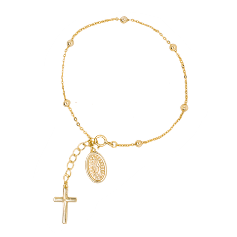 Natasha Rosary Bracelet // 14k Italian Gold Vermeil