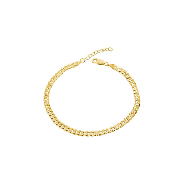 Dina Chain Bracelet - 10K Italian Gold - Sisterberry & Co.