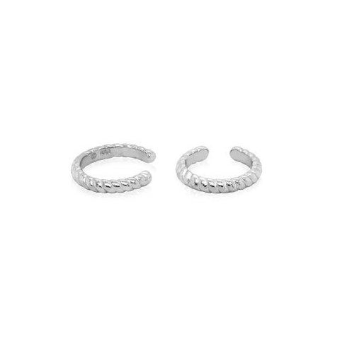 Ana Croissant Ear Cuffs - Sterling Silver - Sisterberry & Co.