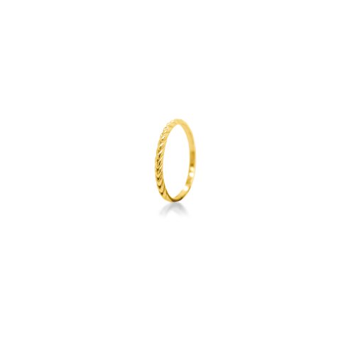 Ayla Braid Ring // 14k Gold Vermeil