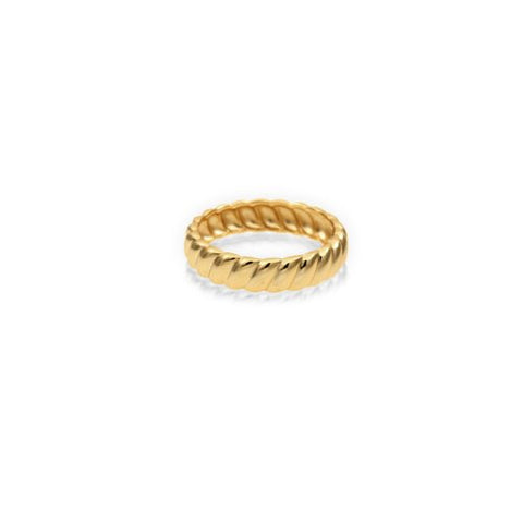 Lois Twist Ring // 14k Gold Vermeil